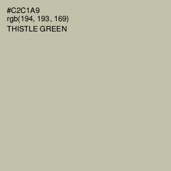 #C2C1A9 - Thistle Green Color Image